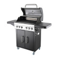 4 Burner Gas Grill BBQ с боковой горелкой